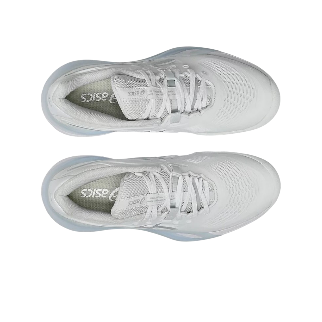 (W) 아식스 젤 레졸루션 X 클레이 화이트 퓨어 실버((W) Asics Gel-Resolution X Clay White Pure Silver) - 2