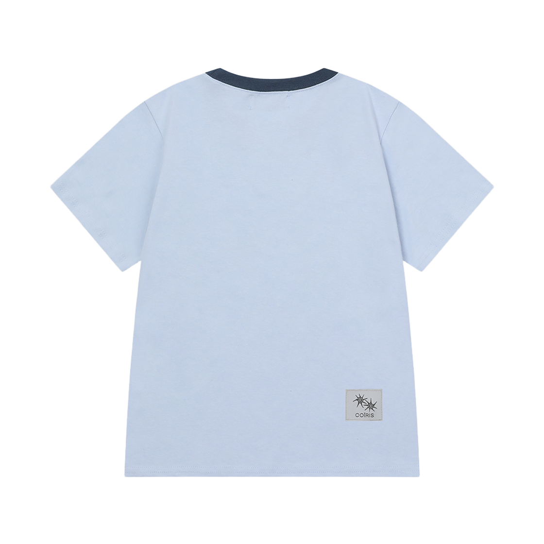 코이리스 솔루나 배색 반팔 티 남녀공용 소라(Coiris Soluna Half T Unisex Sora) - 2