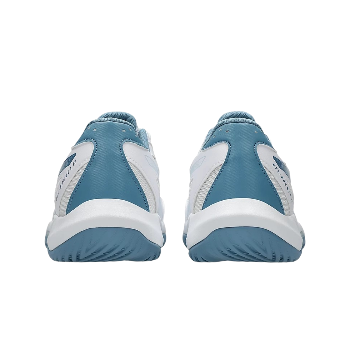 아식스 젤 로켓 12 화이트 쿨 그레이 - 2E 와이드(Asics Gel-Rocket 12 White Cool Grey - 2E Wide) - 3