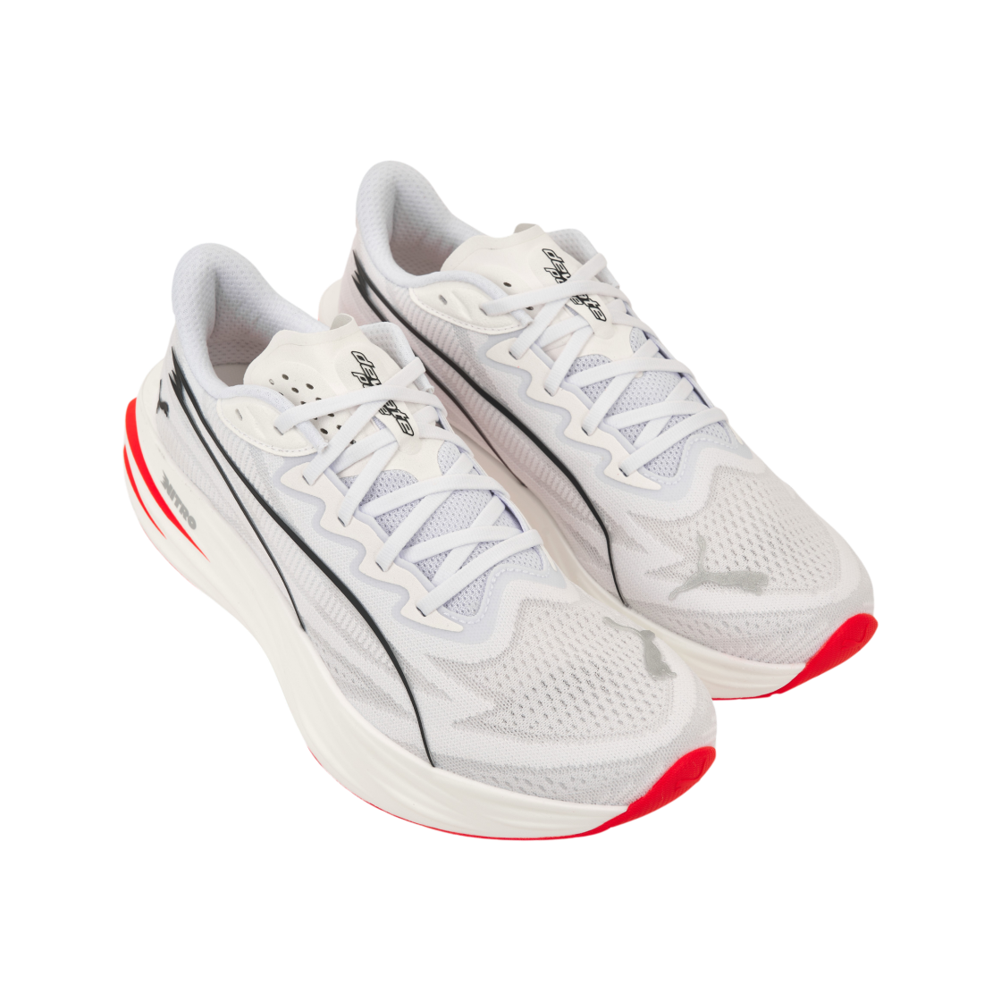 푸마 디비에이트 퓨어 나이트로 푸마 화이트 울트라 레드(Puma Deviate Pure Nitro Puma White Ultra Red) - 4