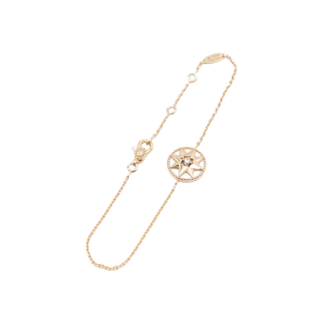 ITA8QOI3GLT2 Dior Rose des Vents 18K Yellow Gold Diamond Bracelet