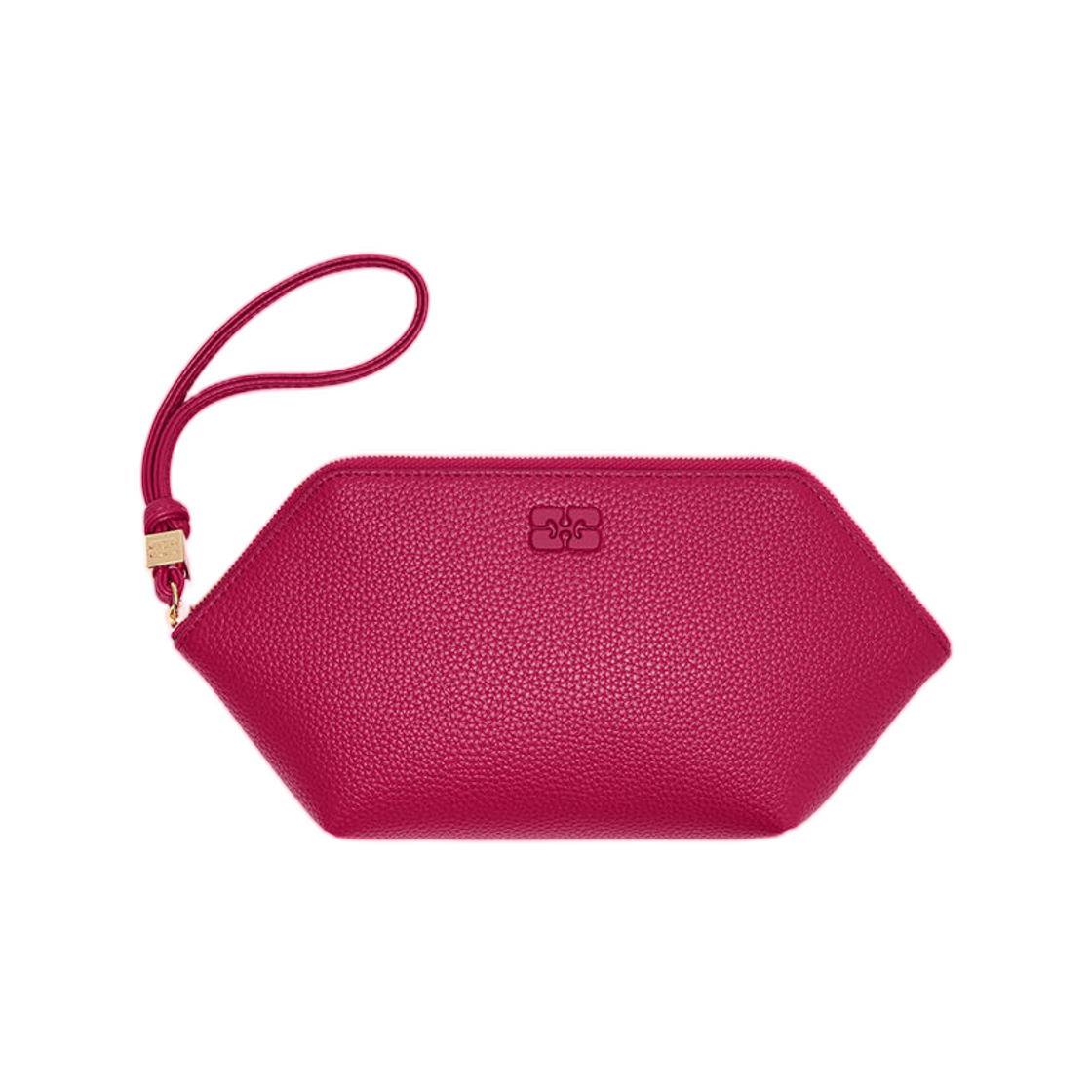 가니 보우 메이크업 파우치 레드 페르시안 레드(Ganni Bou Make Up Pouch in Red Persian Red)