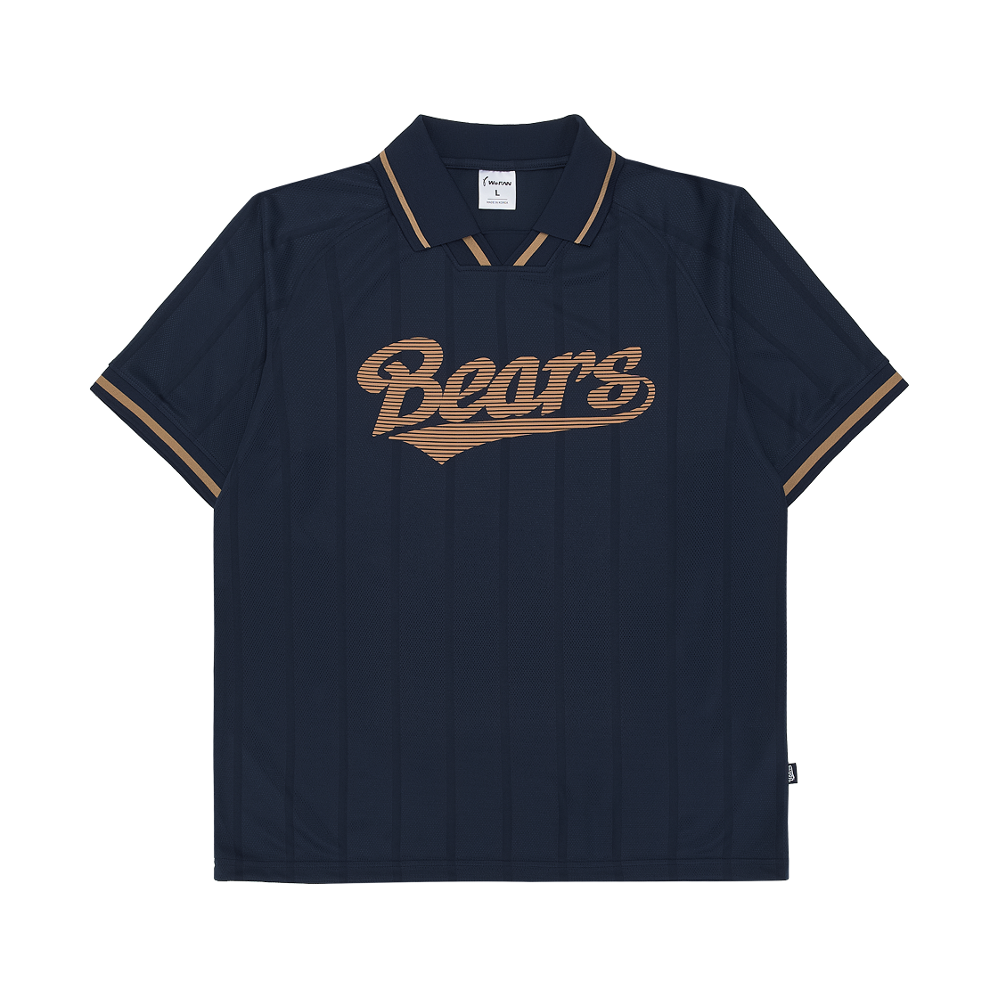 두산 베어스 베어스 헤리티지 블록코어 티셔츠 네이비(Doosan Bears Bears Heritage Bloke Core T-Shirt Navy)