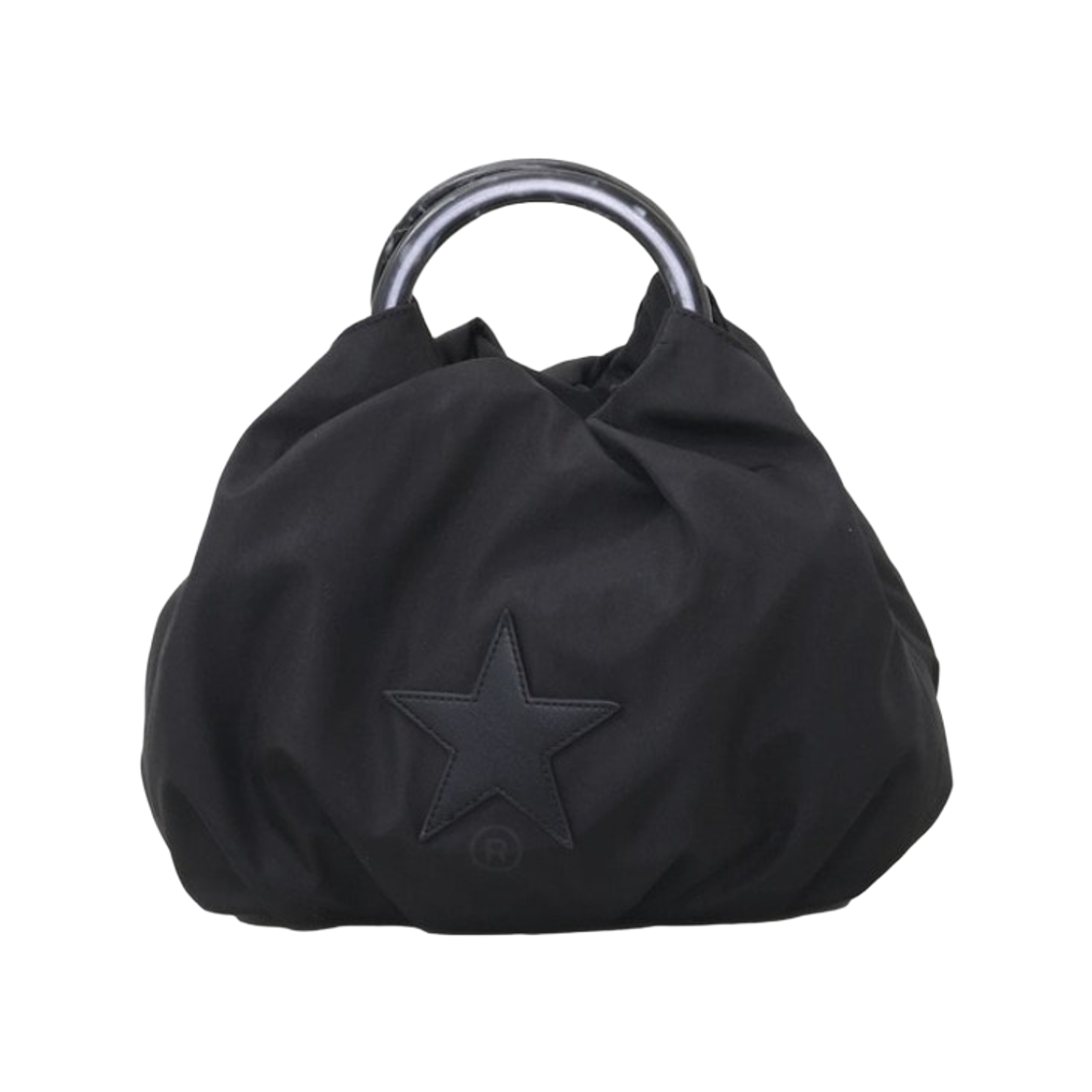컨버스 도쿄 아크릴 핸들 벌룬 숄더백 블랙(Converse Tokyo Acrylic Handle Balloon Shoulder Bag Black)