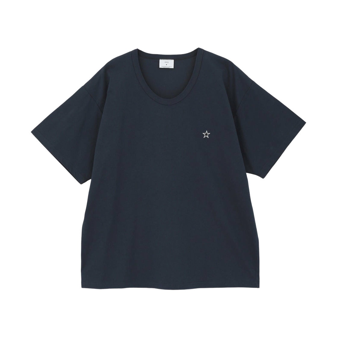 A2861UTS356 Converse Tokyo Star One Point Cool Touch T-Shirt Navy