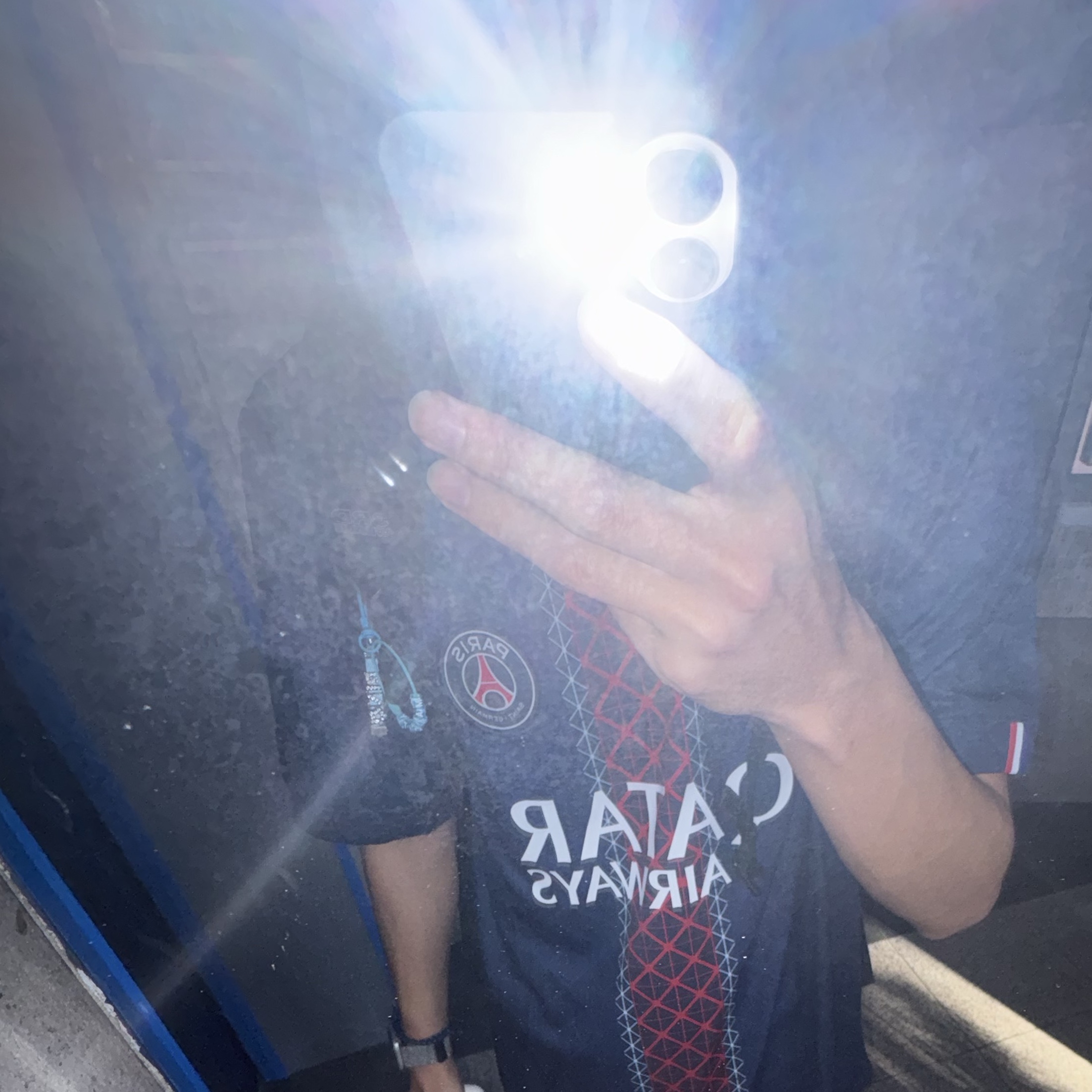 Nike Paris Saint-Germain 2025/26 Stadium Home Dri-Fit Soccer Replica Jersey Midnight Navy (Non Marking Ver.) 착용 스타일 - 2