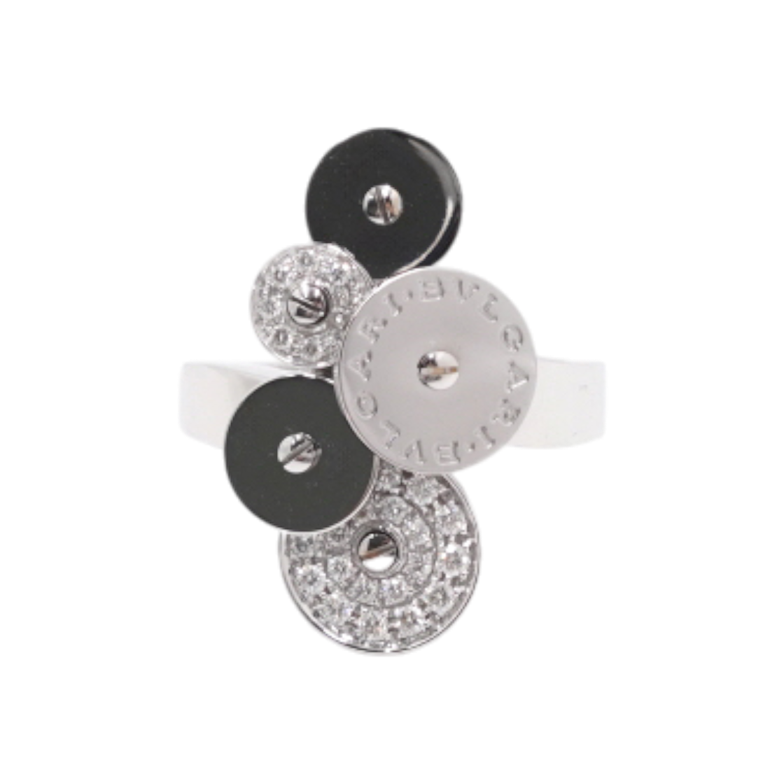 ITEDTENPVOV9 Bulgari Cicladi 18K White Gold Diamond Ring