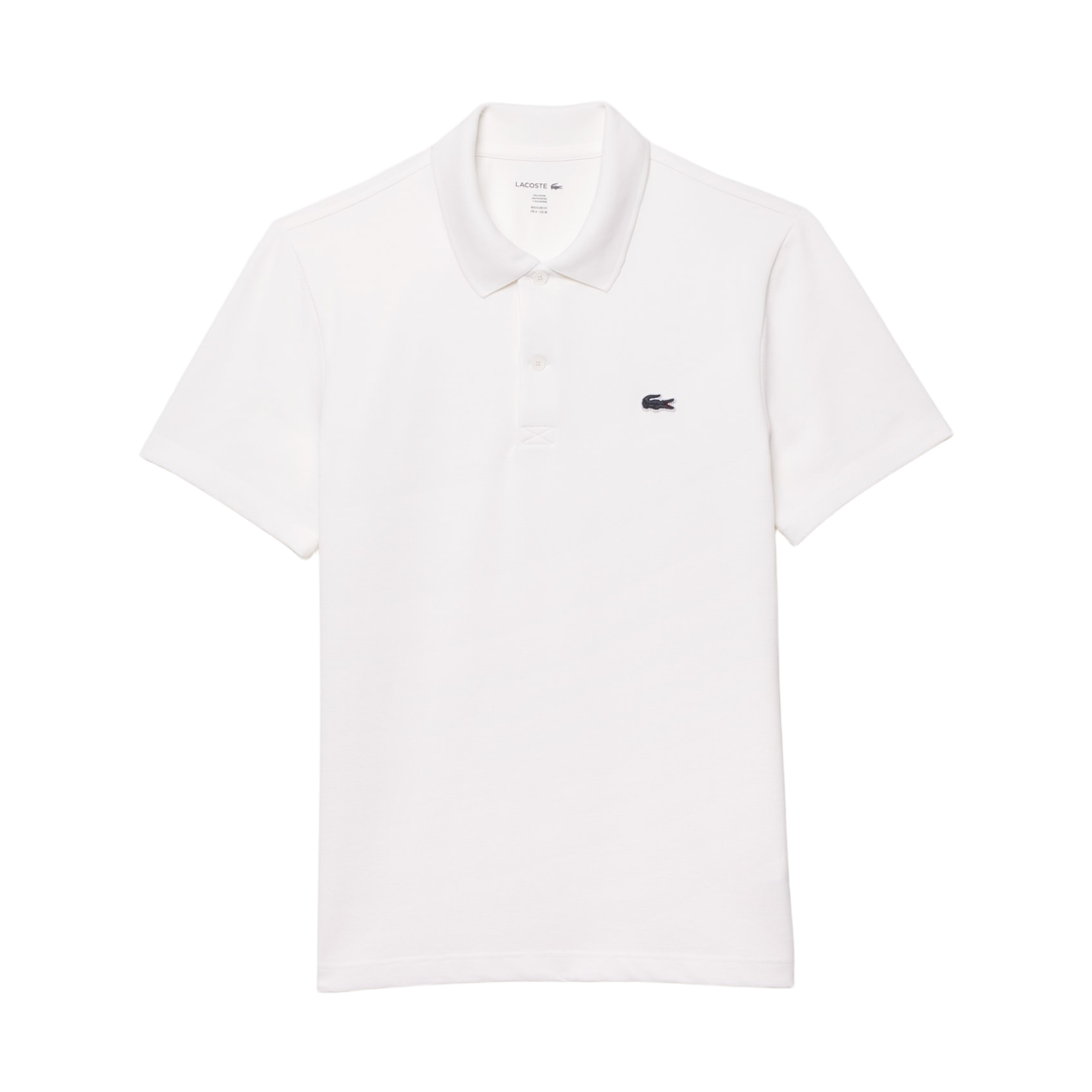 라코스테 베이직 오토만 숏슬리브 폴로 셔츠 오프 화이트(Lacoste Basic Ottoman Short Sleeve Polo Shirt Off White)