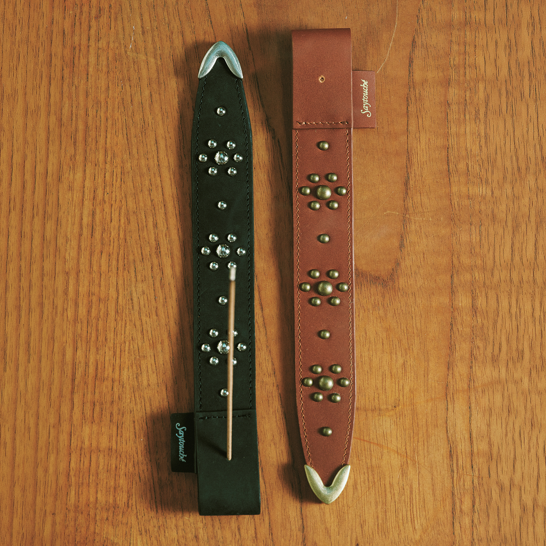 세이투셰 레더 벨트 인센스 홀더 2colors(Say Touche Leather Belt Incense Holder 2colors) - 3