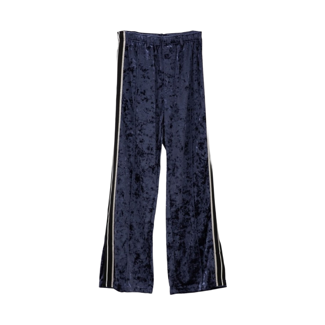 컨버스 도쿄 사이드 라인 크래쉬드 벨로어 트랙 팬츠 블루(Converse Tokyo Side Line Crashed Velor Track Pants Blue)