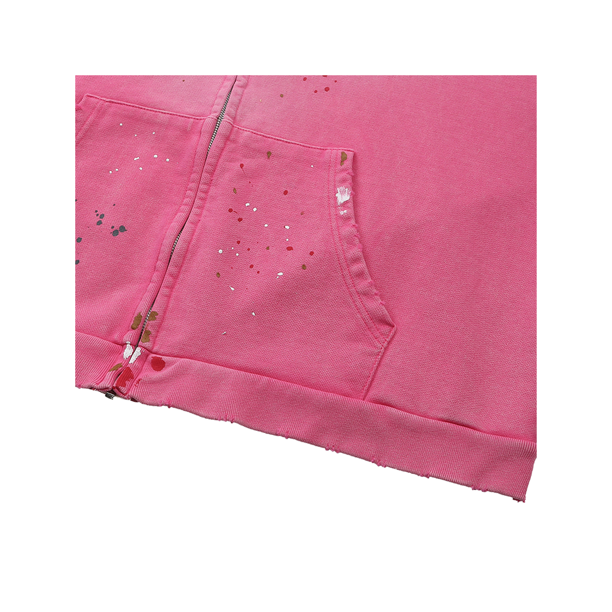 아웃도어서비스 페인티드 집 후디 - 핑크(OS Painted Zip Hoodie - Pink) - 4
