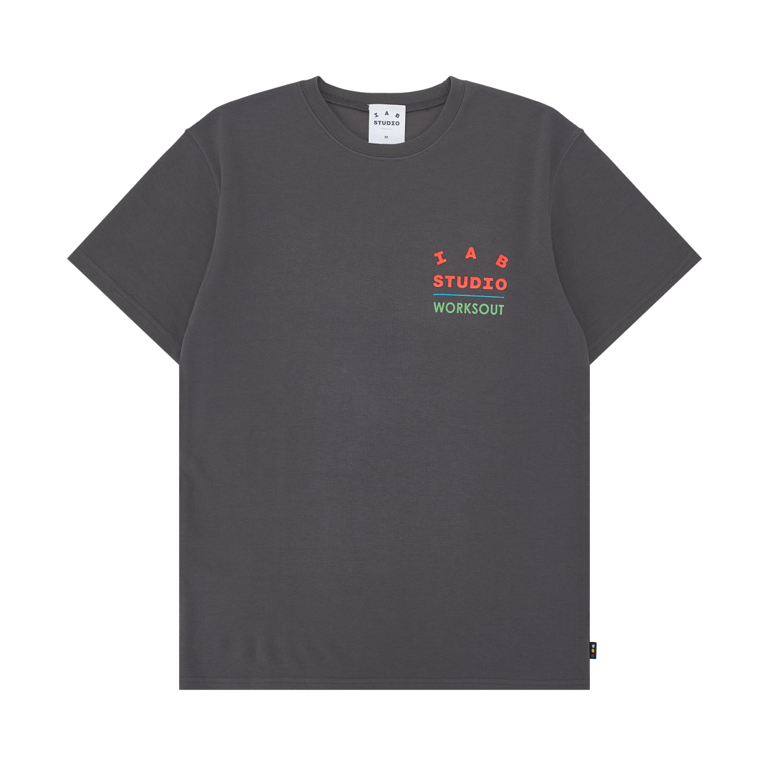 아이앱 스튜디오 티셔츠 차콜 포 웍스아웃(IAB Studio T-Shirt Charcoal for Worksout) - 2