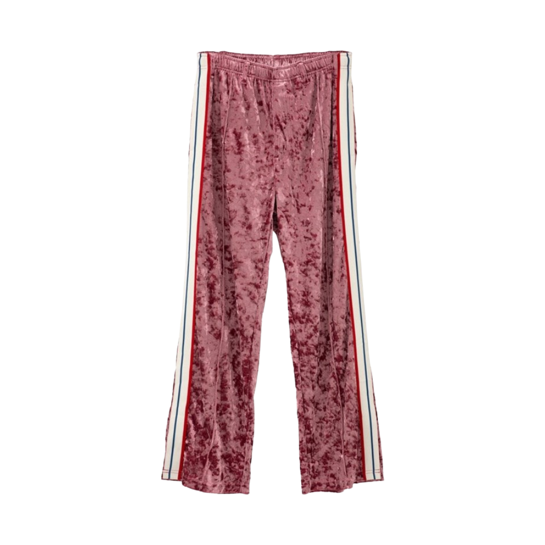 컨버스 도쿄 사이드 라인 크래쉬드 벨로어 트랙 팬츠 핑크(Converse Tokyo Side Line Crashed Velor Track Pants Pink)