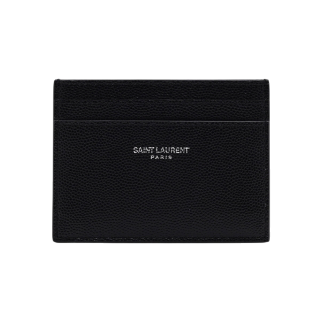 ITV4B4NF5SNH Saint Laurent Logo Black Card Holder