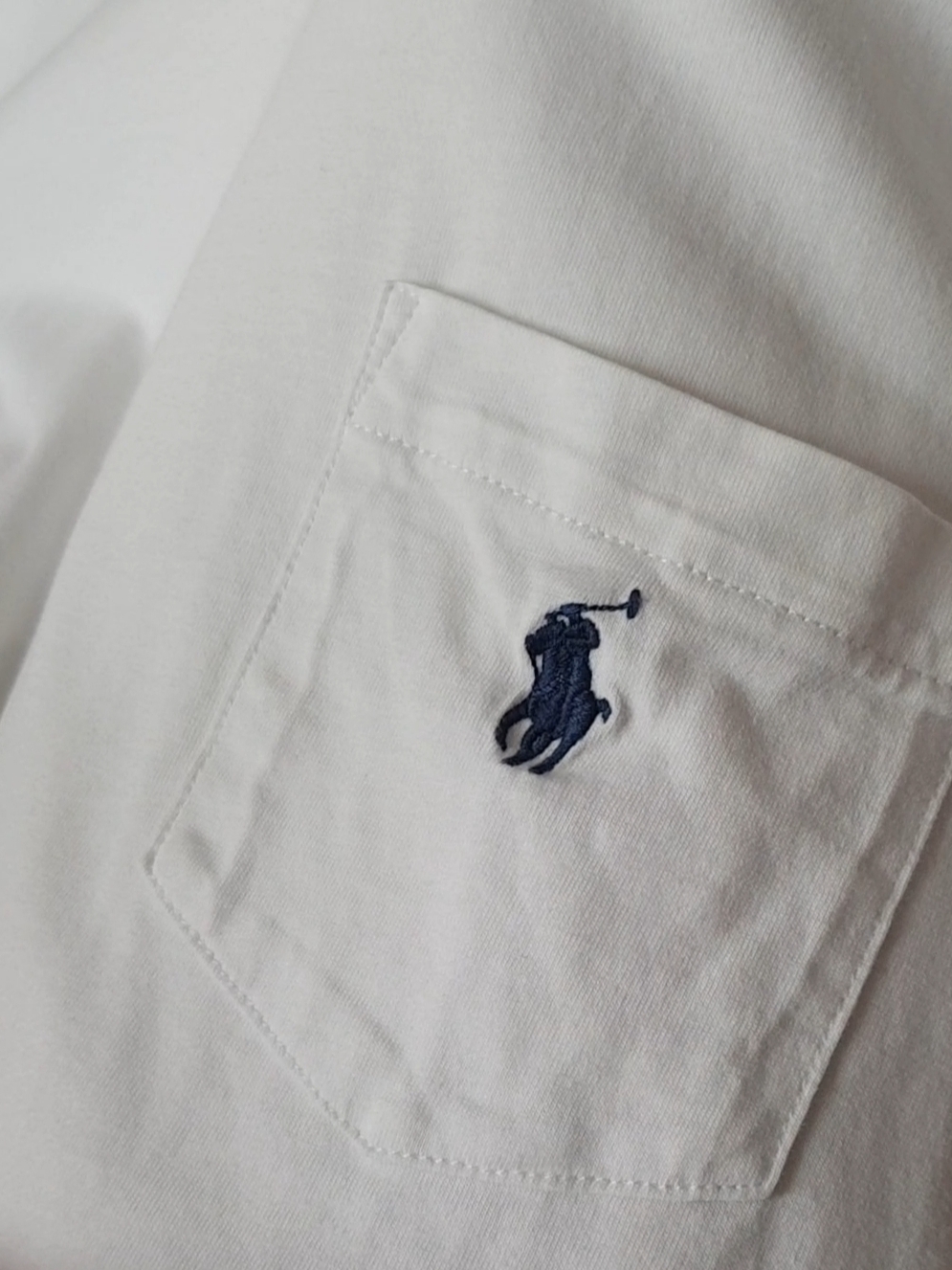 Polo Ralph Lauren Classic Fit Pocket T-Shirt White 착용 스타일