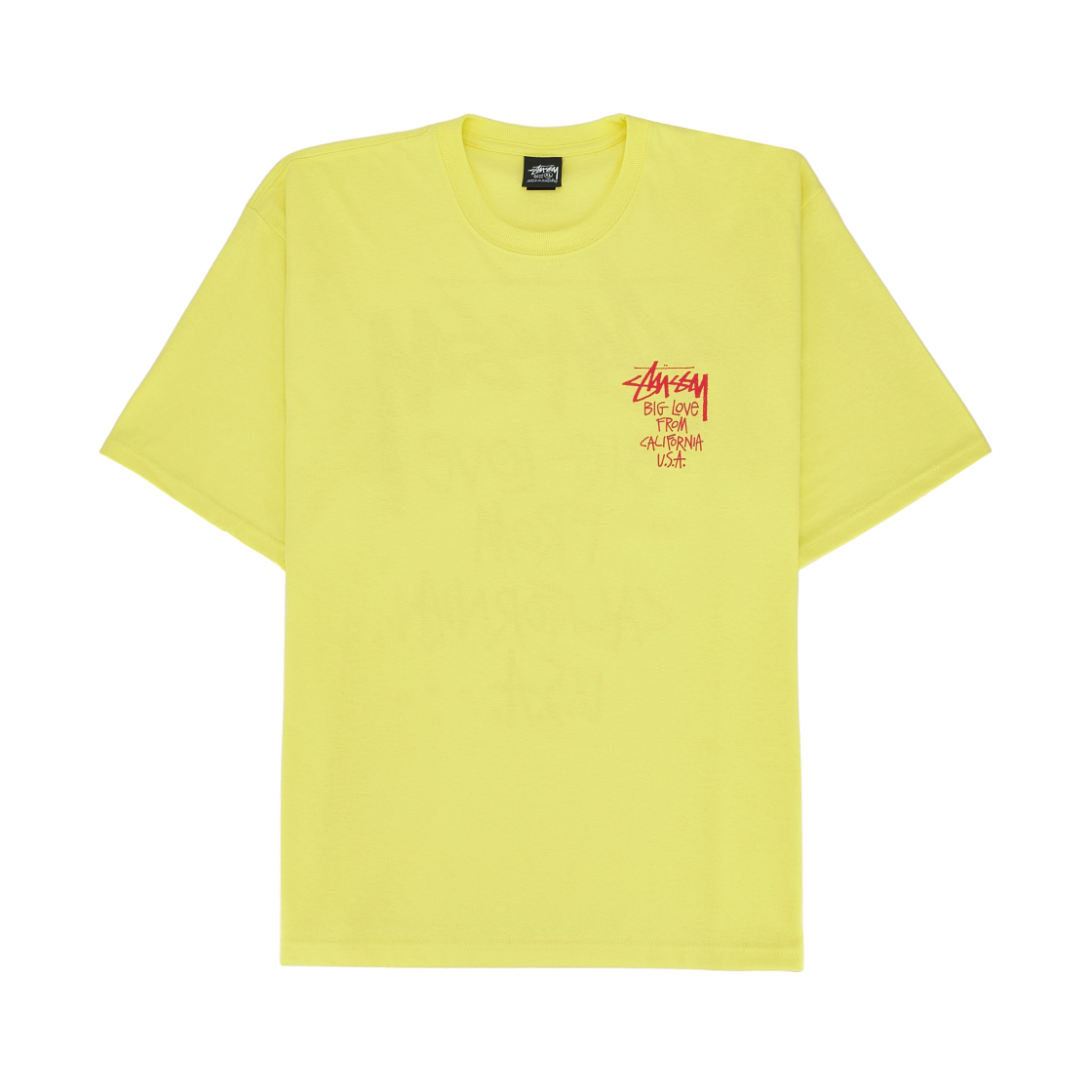 스투시 빅 러브 티셔츠 레몬(Stussy Big Love T-Shirt Lemon) - 2