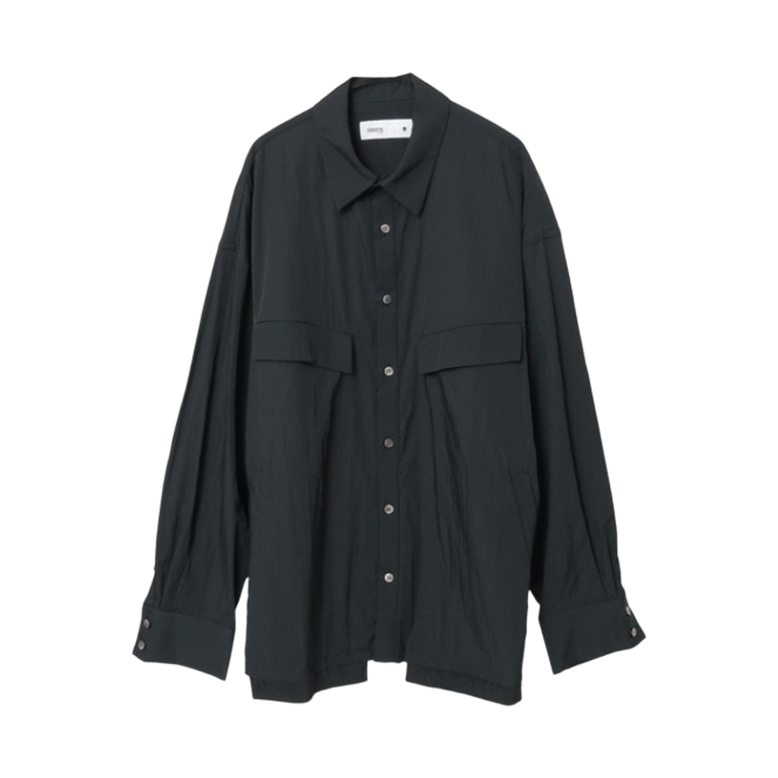 A2853FB384 Converse Tokyo HL Edge Cut Oversized Shirt Black