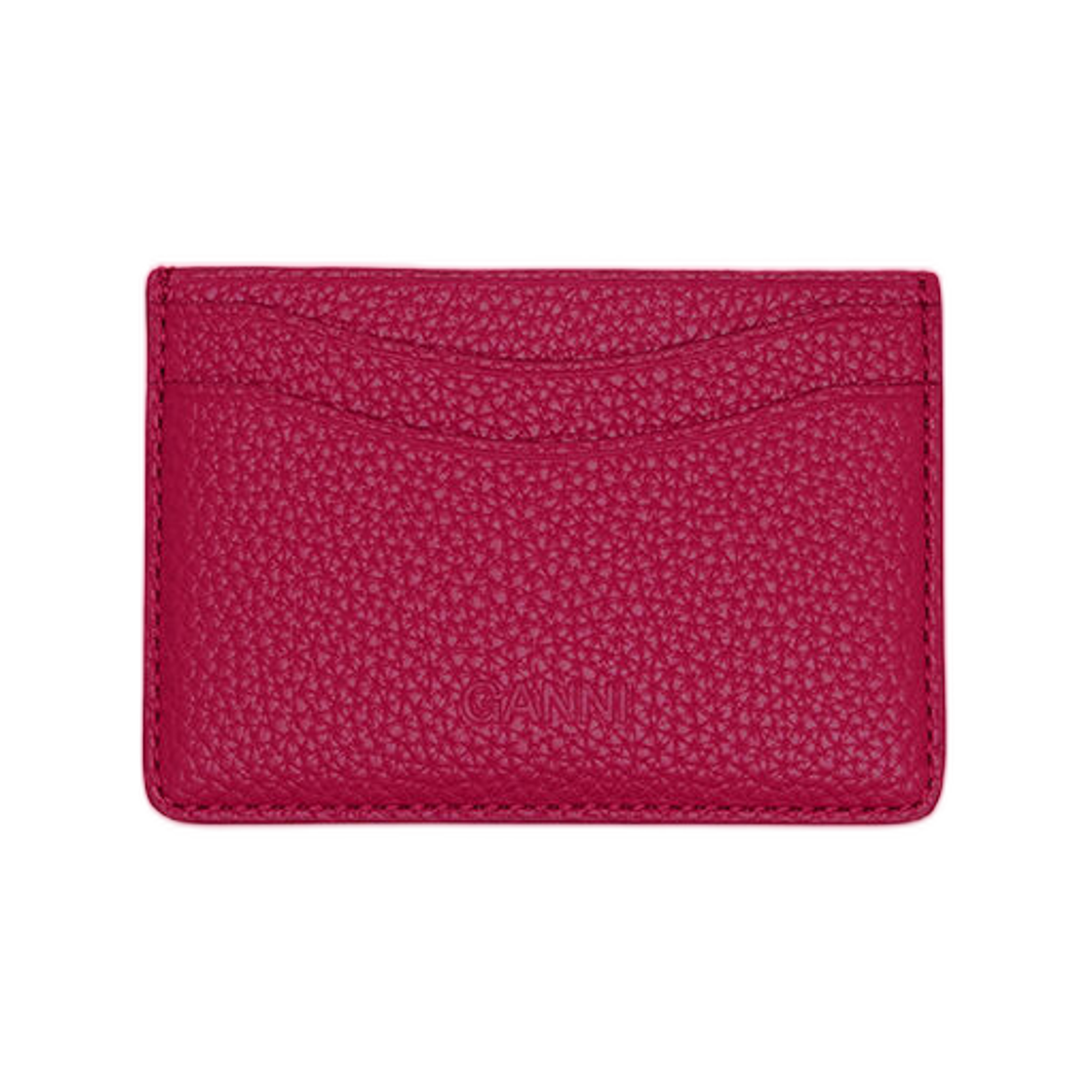 가니 보우 카드 홀더 레드 페르시안 레드(Ganni Bou Card Holder in Red Persian Red) - 3