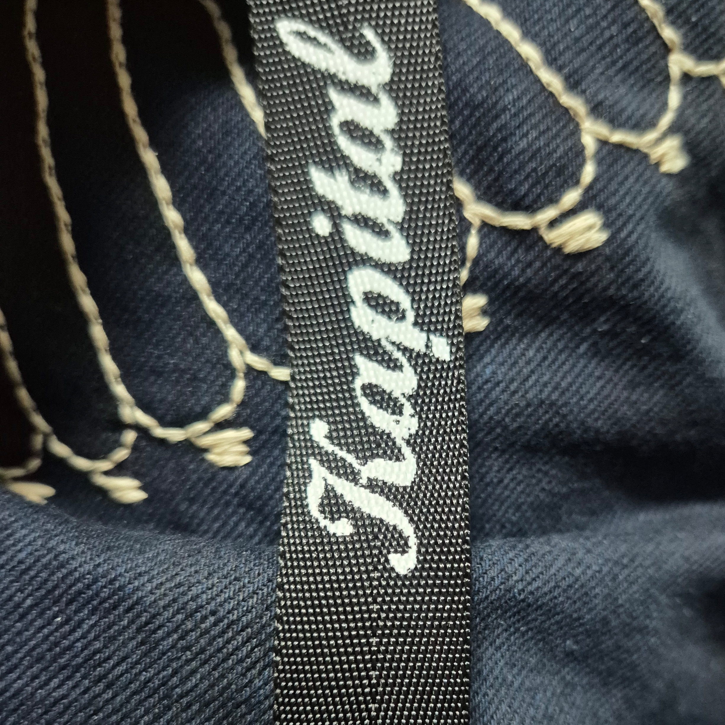 Kapital 10 oz. IDG x IDG Denim Easy Shorts Furoshiki Embroidery Indigo 착용 스타일 - 1