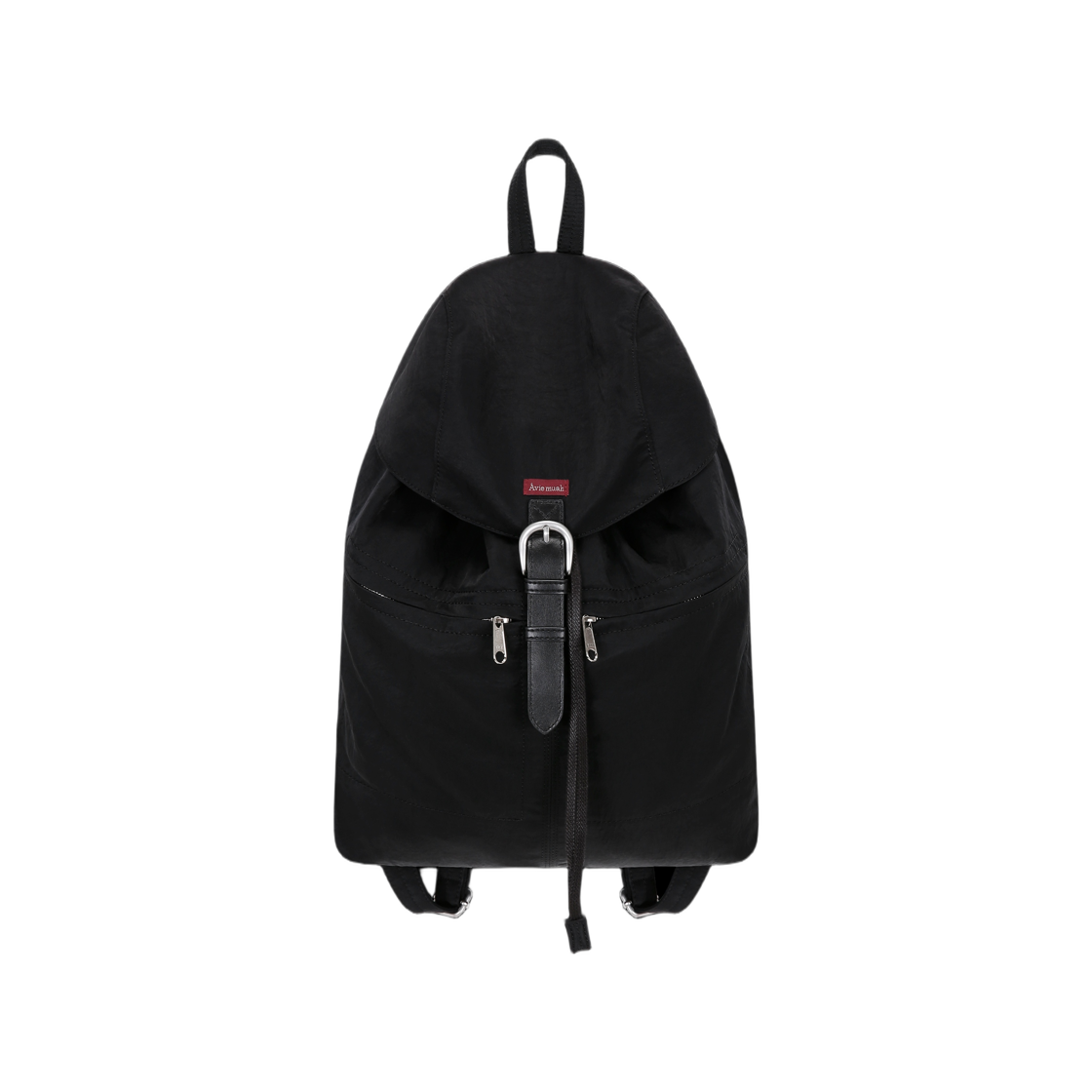 - Aviemuah Nylon Covered Backpack Black
