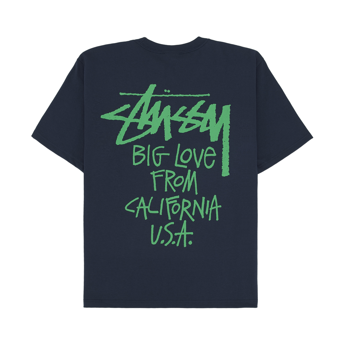 스투시 빅 러브 티셔츠 네이비(Stussy Big Love T-Shirt Navy)