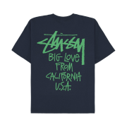 Stussy Big Love T-Shirt Navy