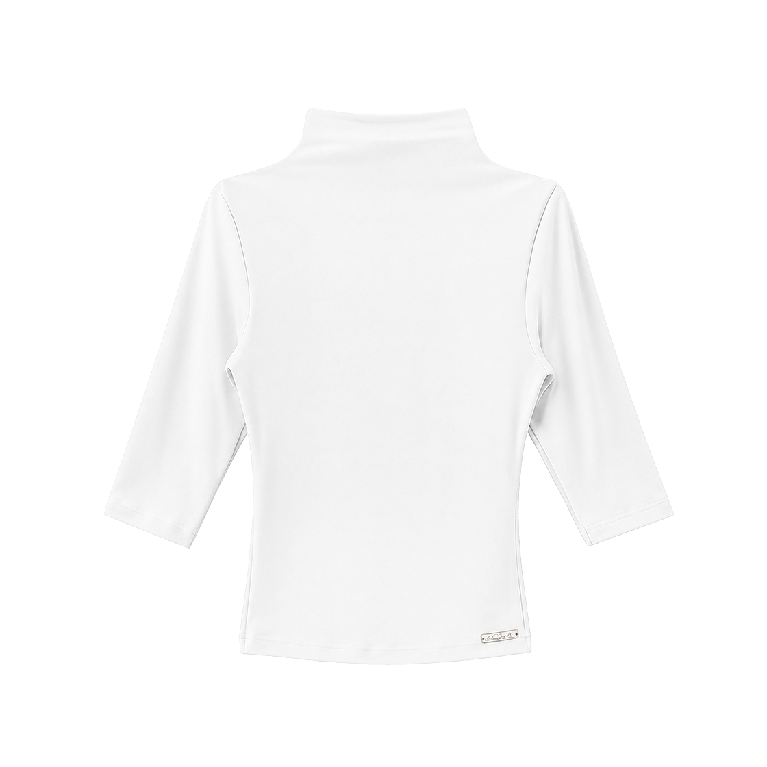 본네 에센셜 모크넥 탑 화이트(Bonnae essential mock neck top White)