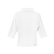 Bonnae essential mock neck top White