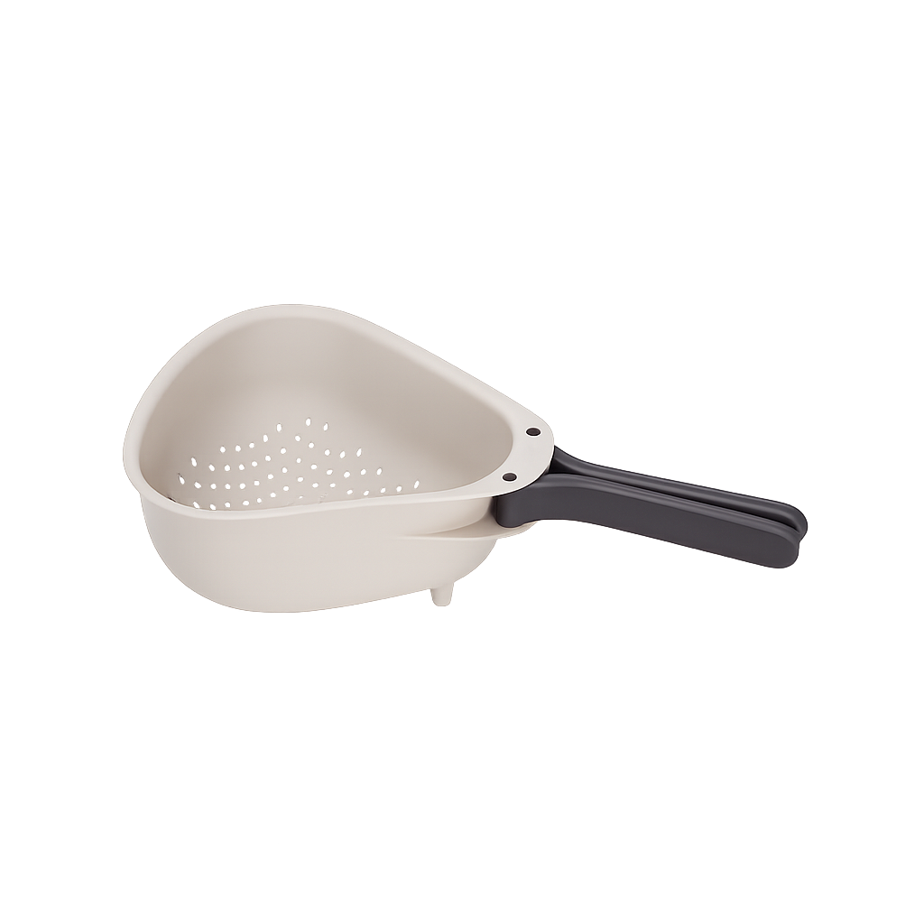 조셉조셉 드롭릿 접이식 손잡이 채반 (대) 화이트(Joseph Joseph Droplet Folding Handle Colander (Large) White)