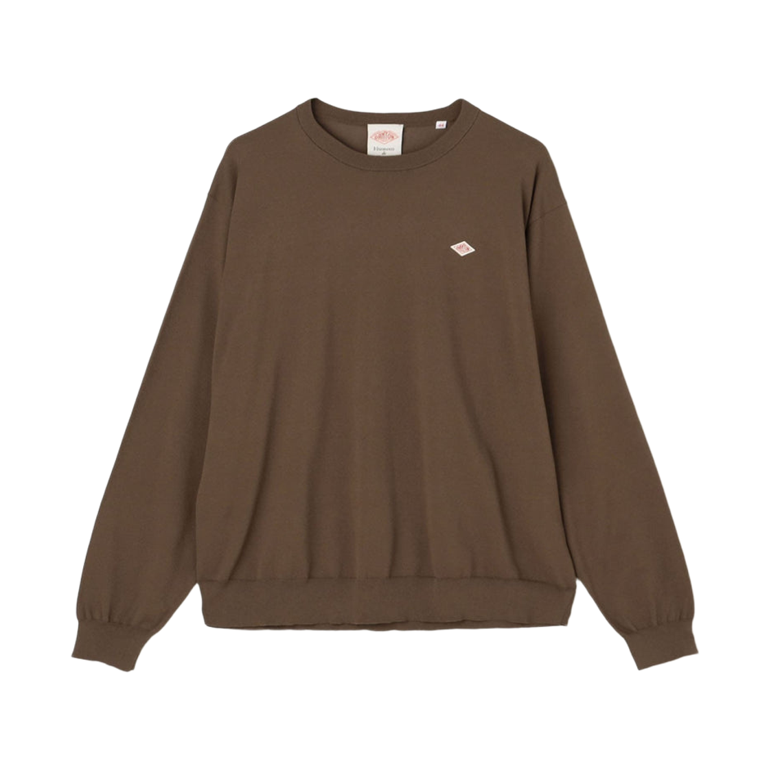 DT-D0136-YSD Danton Jersey Knit Crewneck Pullover Taupe