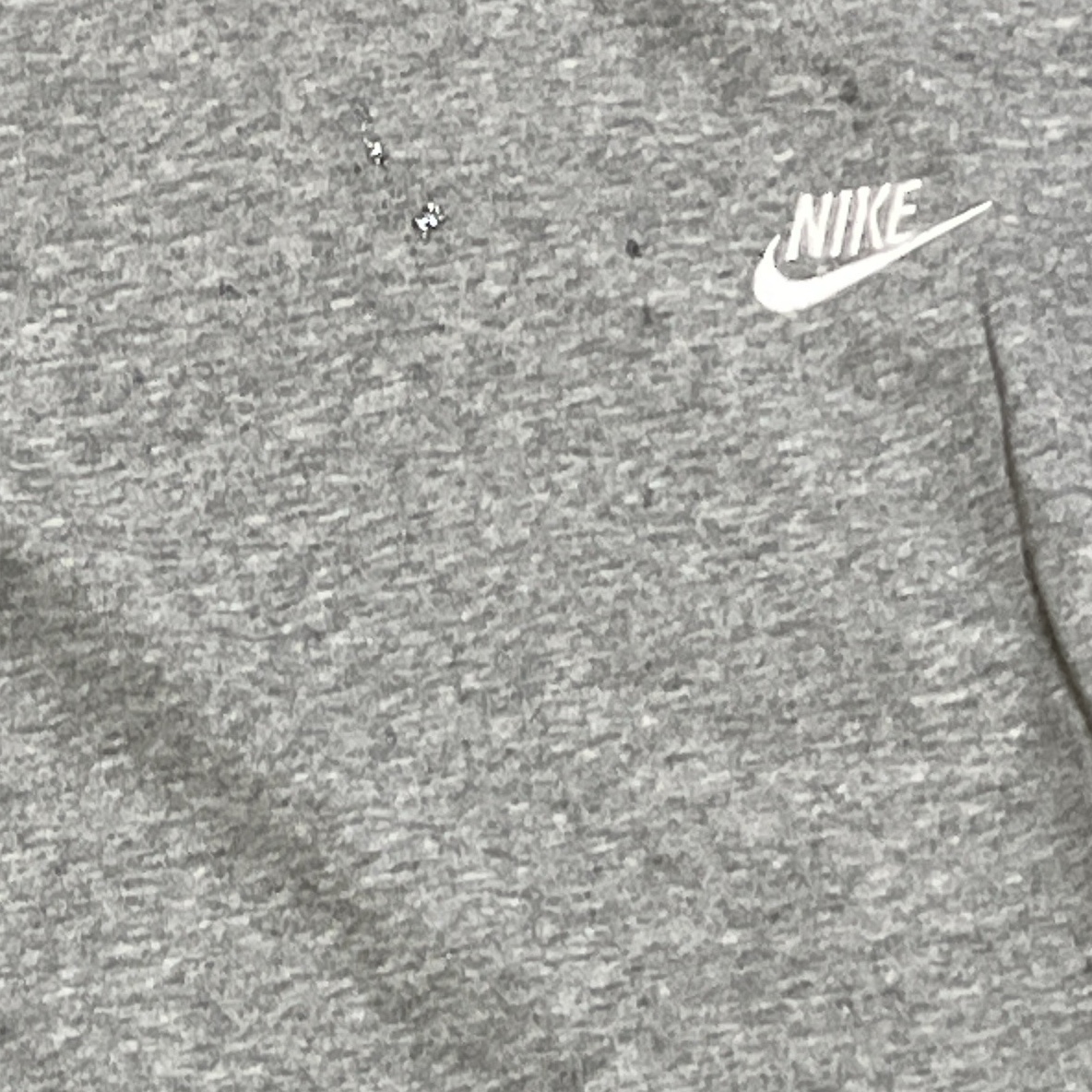Nike NSW Club French Terry Crew Sweatshirt Dark Grey Heather - Asia 착용 스타일