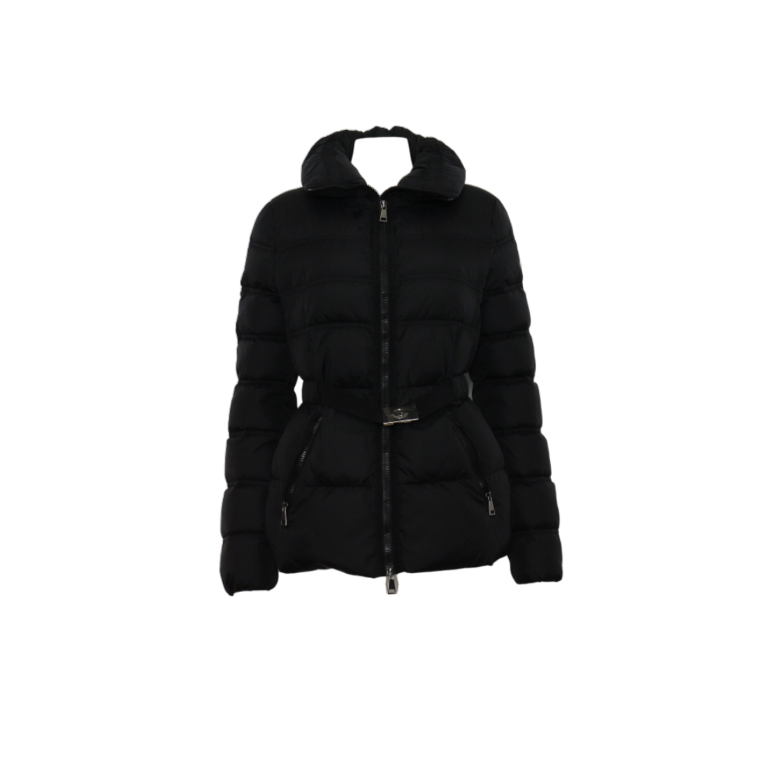 IT7SF6WTAHN6 Moncler Alouette Black High-Neck Women Padded Jacket