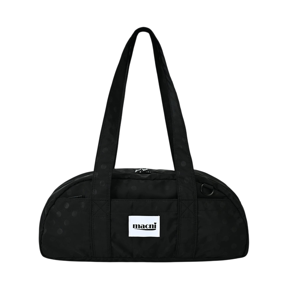 마크니 더플 숄더백 도트 블랙(MACNI Duffle Shoulder Bag Dot Black)