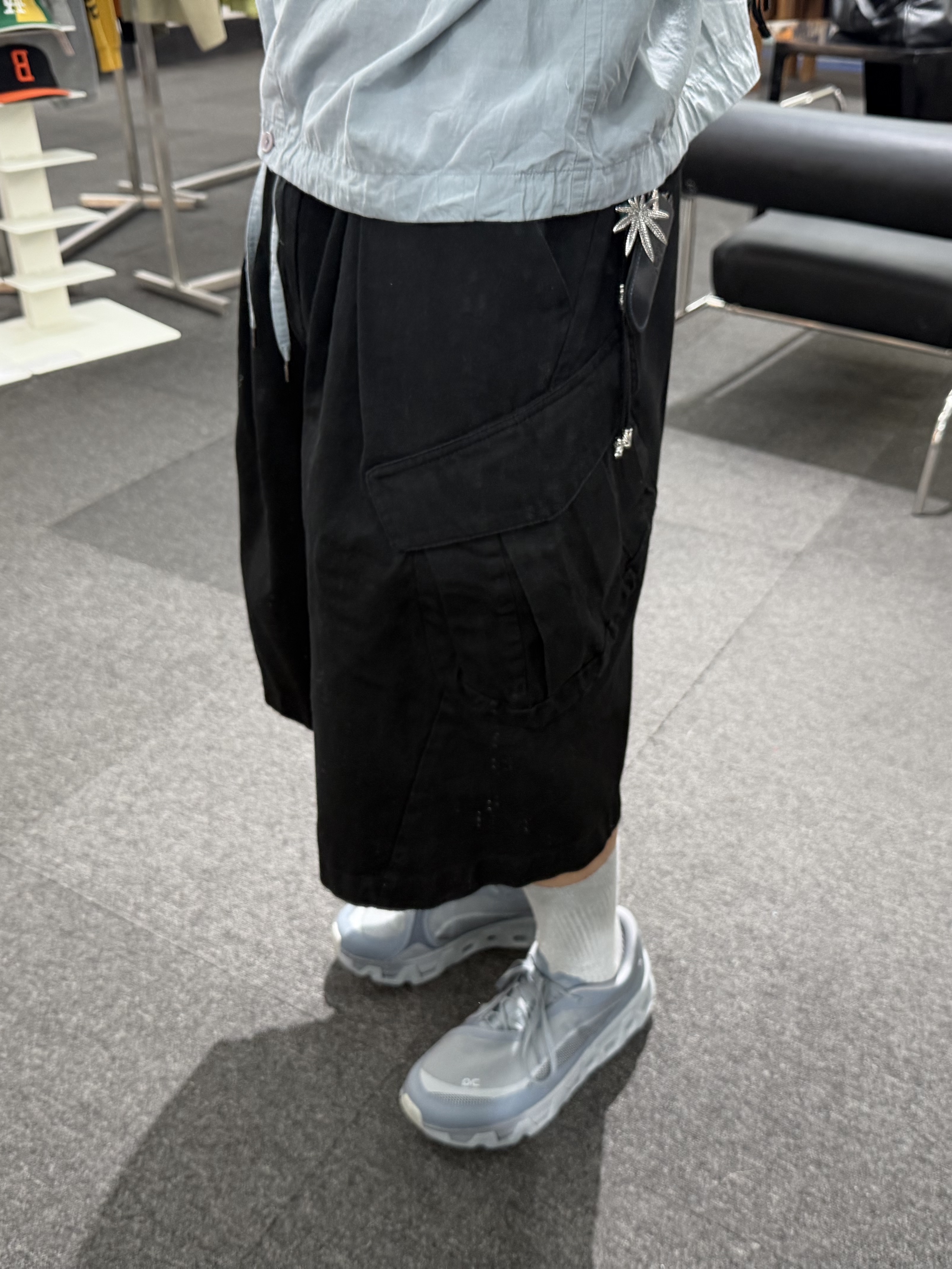 Sansan Gear Capri Pants Black_26SS, Sansan Gear Capri Pants Black - 25SS 착용 스타일 - 2