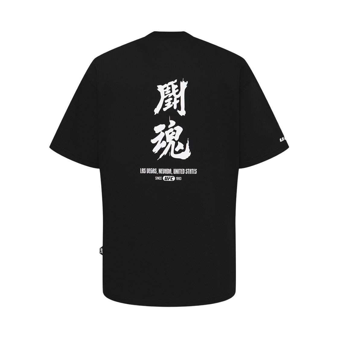 [KREAM 단독] 유에프씨 스포츠 투혼 릴렉스핏 반팔 티셔츠 블랙([KREAM 단독] UFC SPORT FIGHTING SPIRIT Relaxed Fit Ss Black)