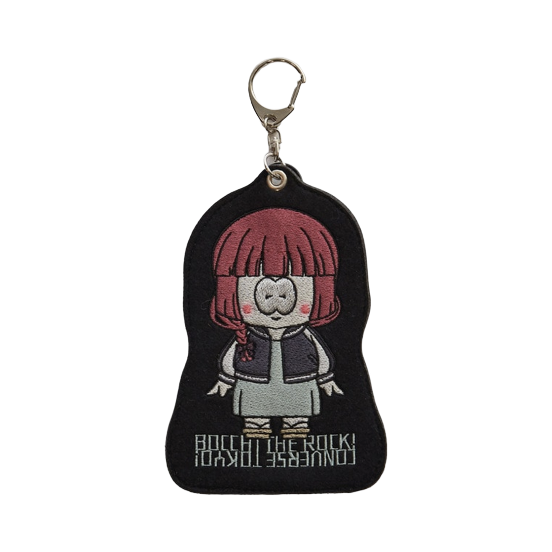 컨버스 도쿄 x 애니메 봇치 더 록 x 휴먼 로봇 자수 파우치 참 퍼플(Converse Tokyo x Anime Bocchi the Rock x Human Robot Embroidery Poach Charm Purple)