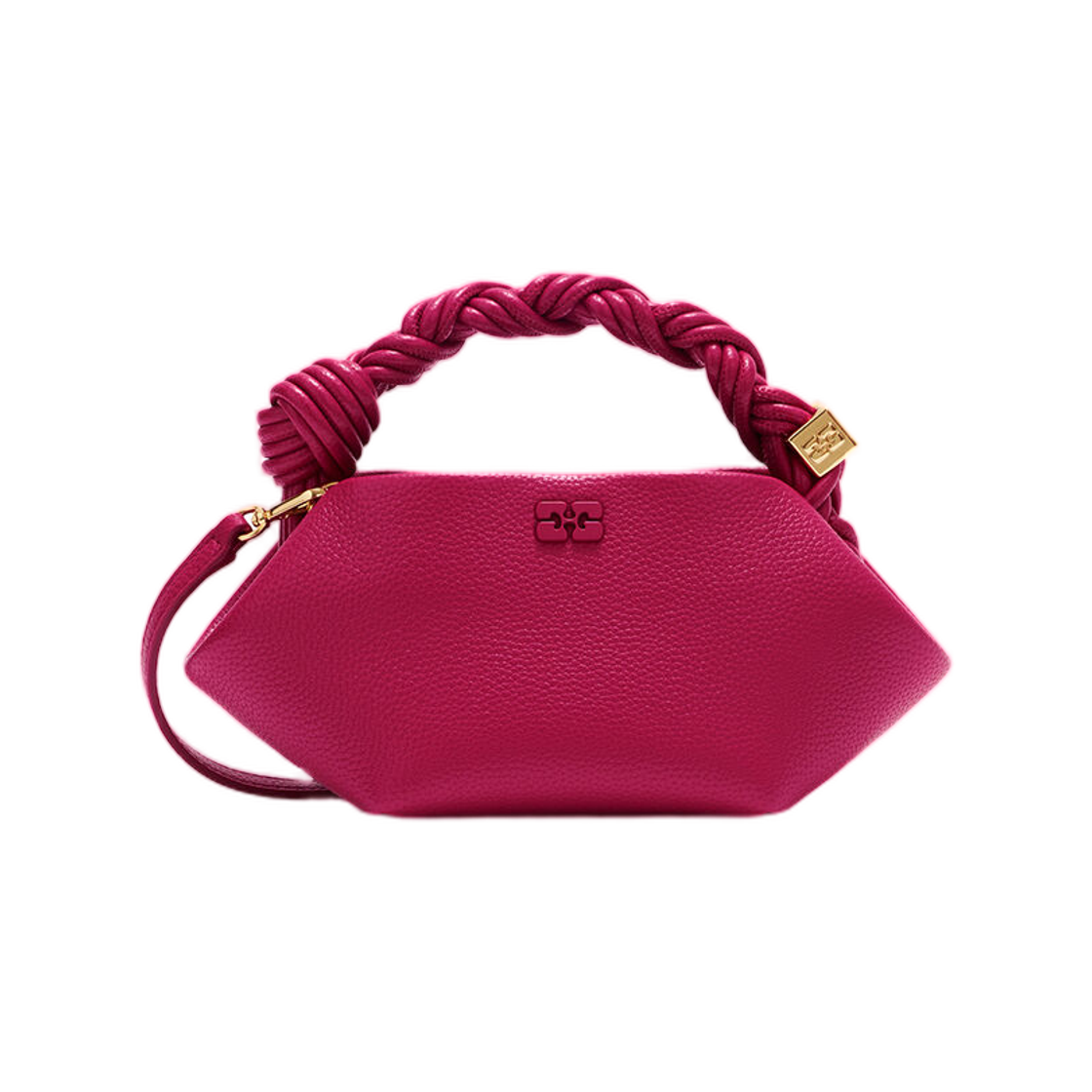 가니 미니 보우백 그레인드 레드 페르시안 레드(Ganni Mini Bou Bag in Grained Red Persian Red)