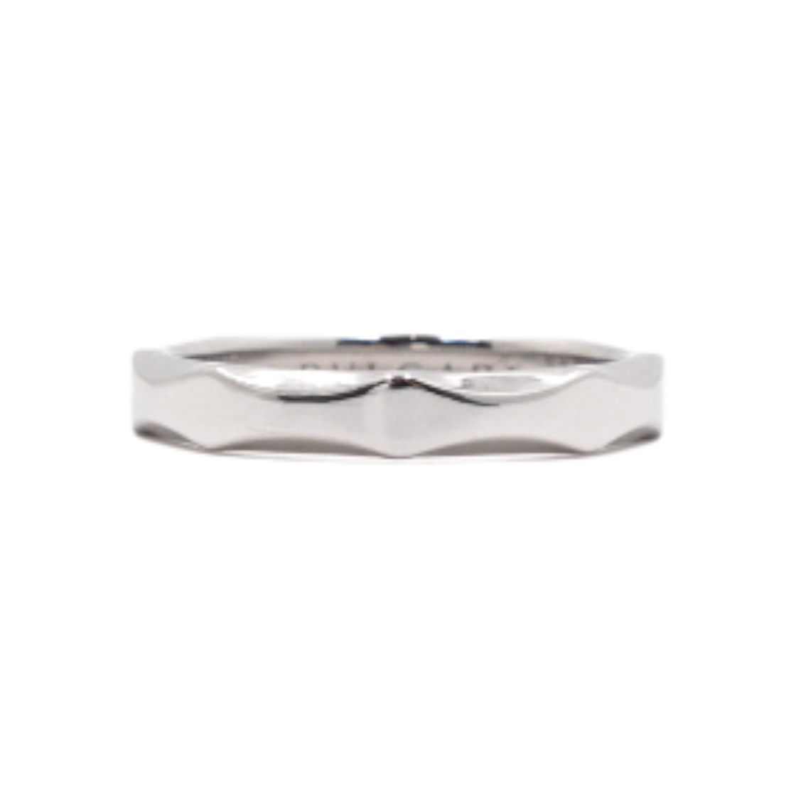 ITFGH4H6B9TC Bulgari Platinum Infinito Wedding Band Ring
