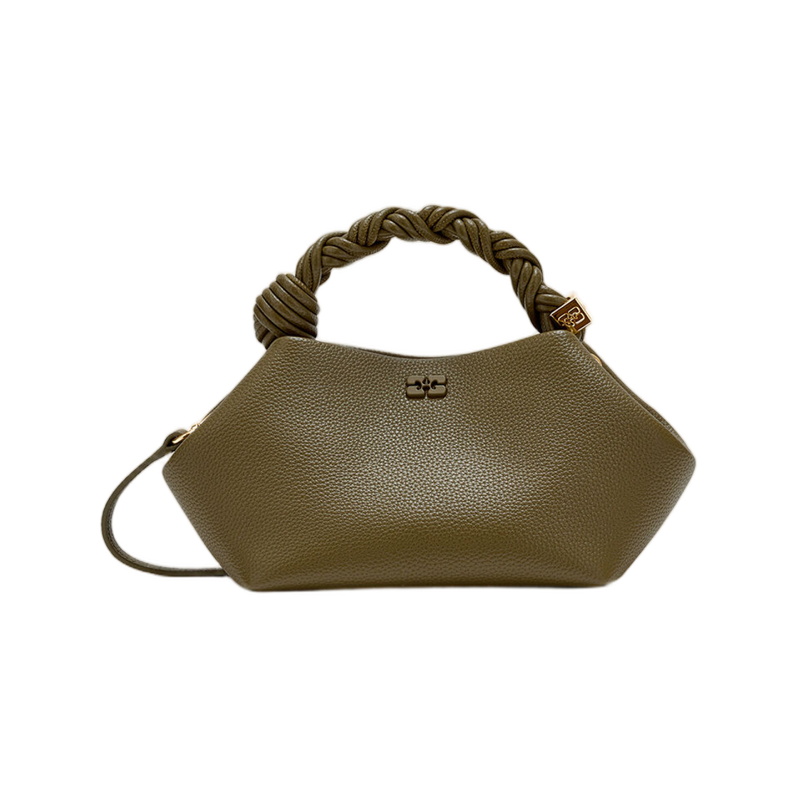 가니 스몰 보우백 그린 밀리터리 올리브(Ganni Small Bou Bag in Green Military Olive)