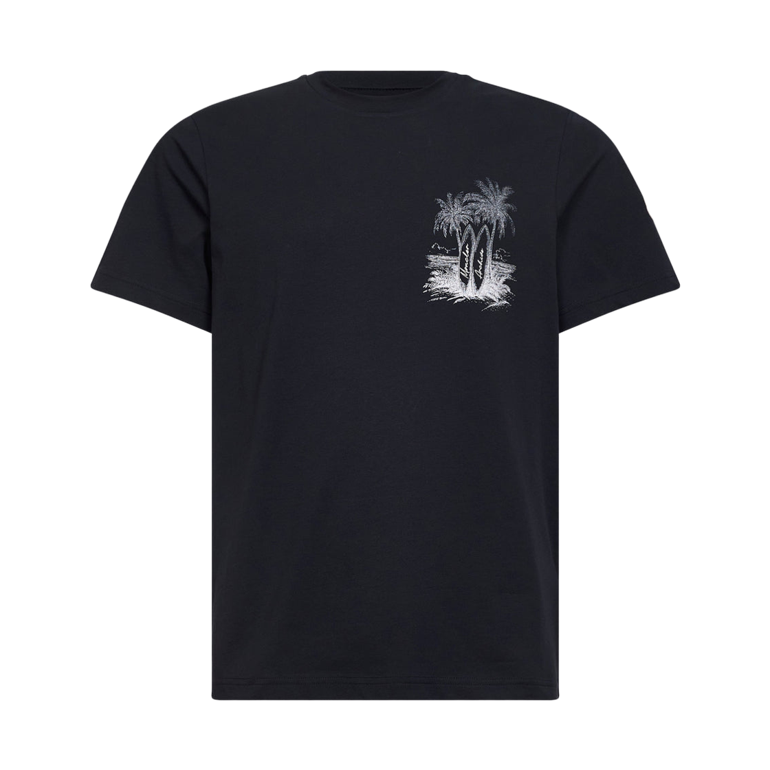 L1-091-8C00072-89B8Q-778 Moncler Beach Print T-Shirt Blue - 26SS