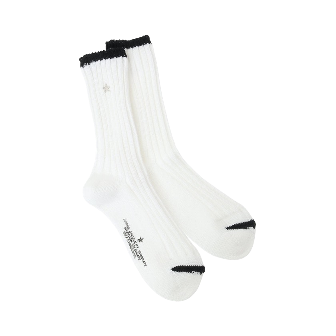 A2866PSC105 Converse Tokyo Star Lowgauge Socks White