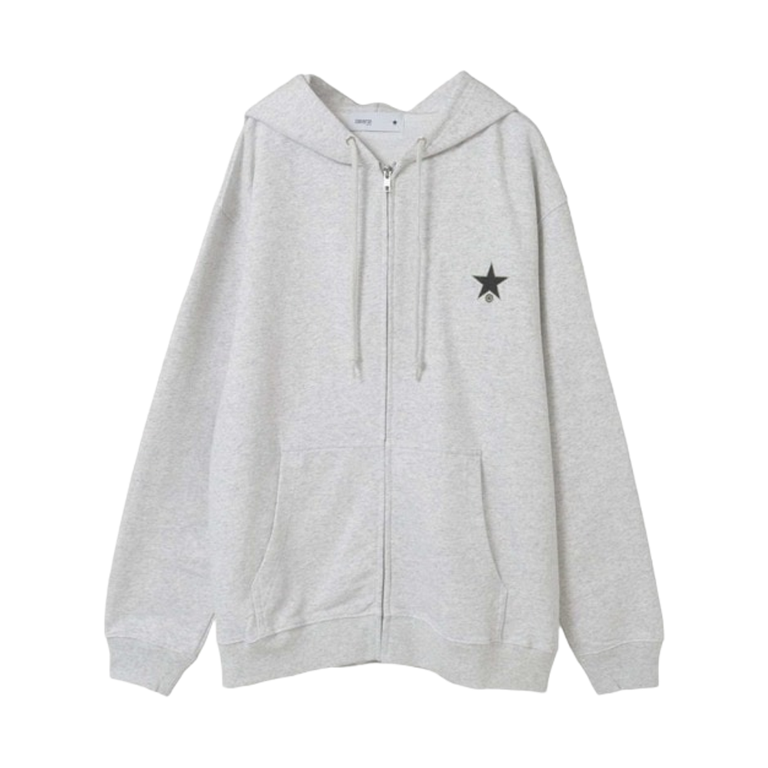 컨버스 도쿄 플라워 로고 집 후드 그레이(Converse Tokyo Flower Logo Zip Hoodie Gray) - 2