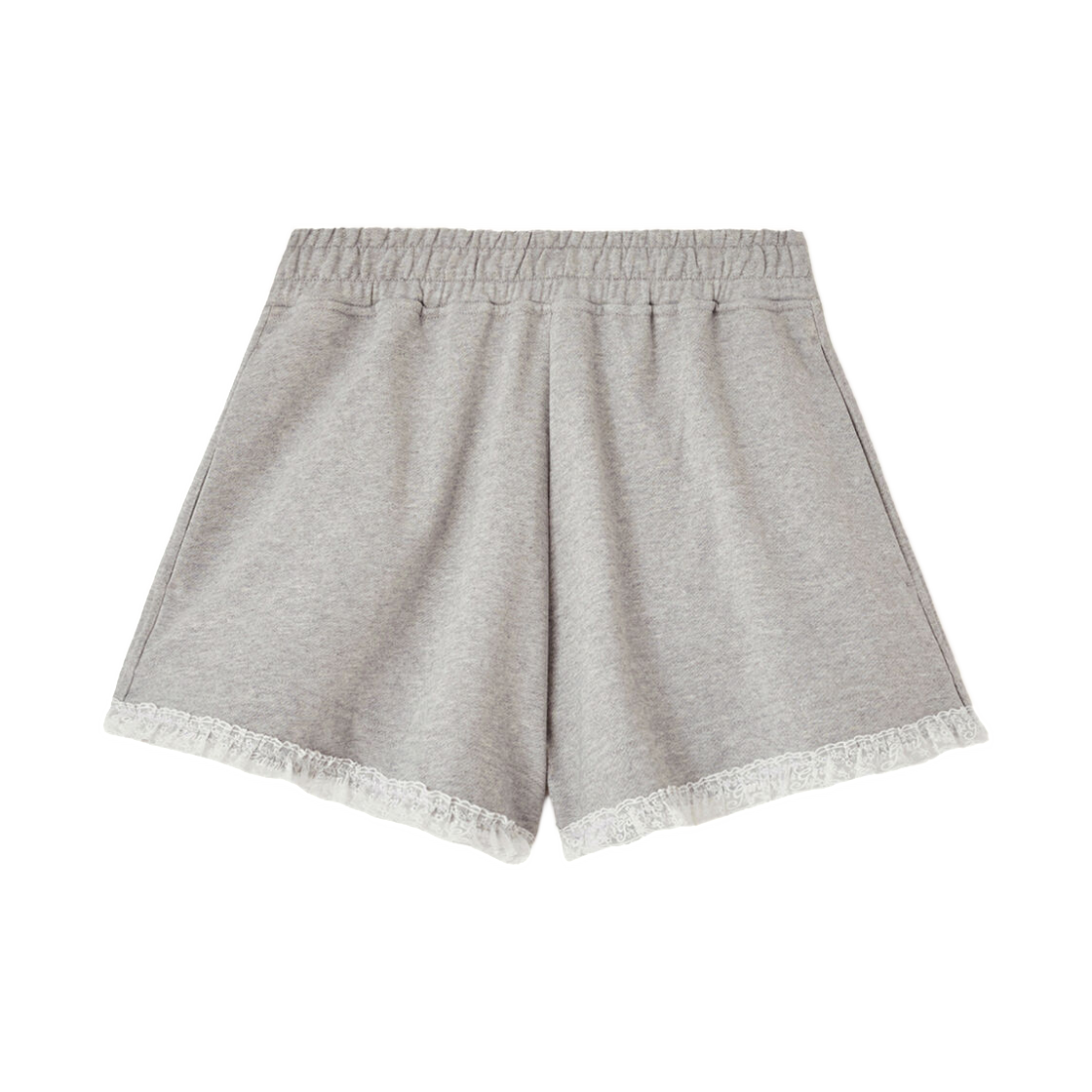 (W) 가니 쇼츠 그레이 이솔리 팔로마((W) Ganni Shorts in Grey Isoli Paloma) - 1