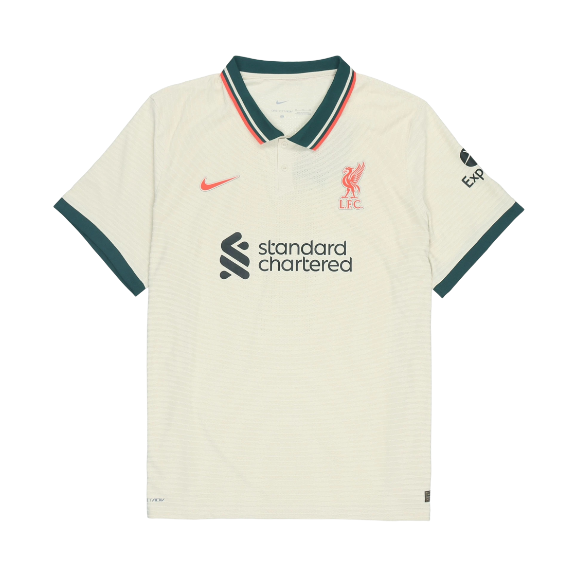 나이키 리버풀 FC 2021/22 드라이핏 매치 어웨이 숏슬리브 저지 파슬 브라이트 크림슨 (DB2532-239) (논 마킹 버전)(Nike Liverpool FC 2021/22 Dri-Fit Match Away Short Sleeve Jersey Fossil Bright Crimson (DB2532-239) (Non Marking Ver.)) - 1