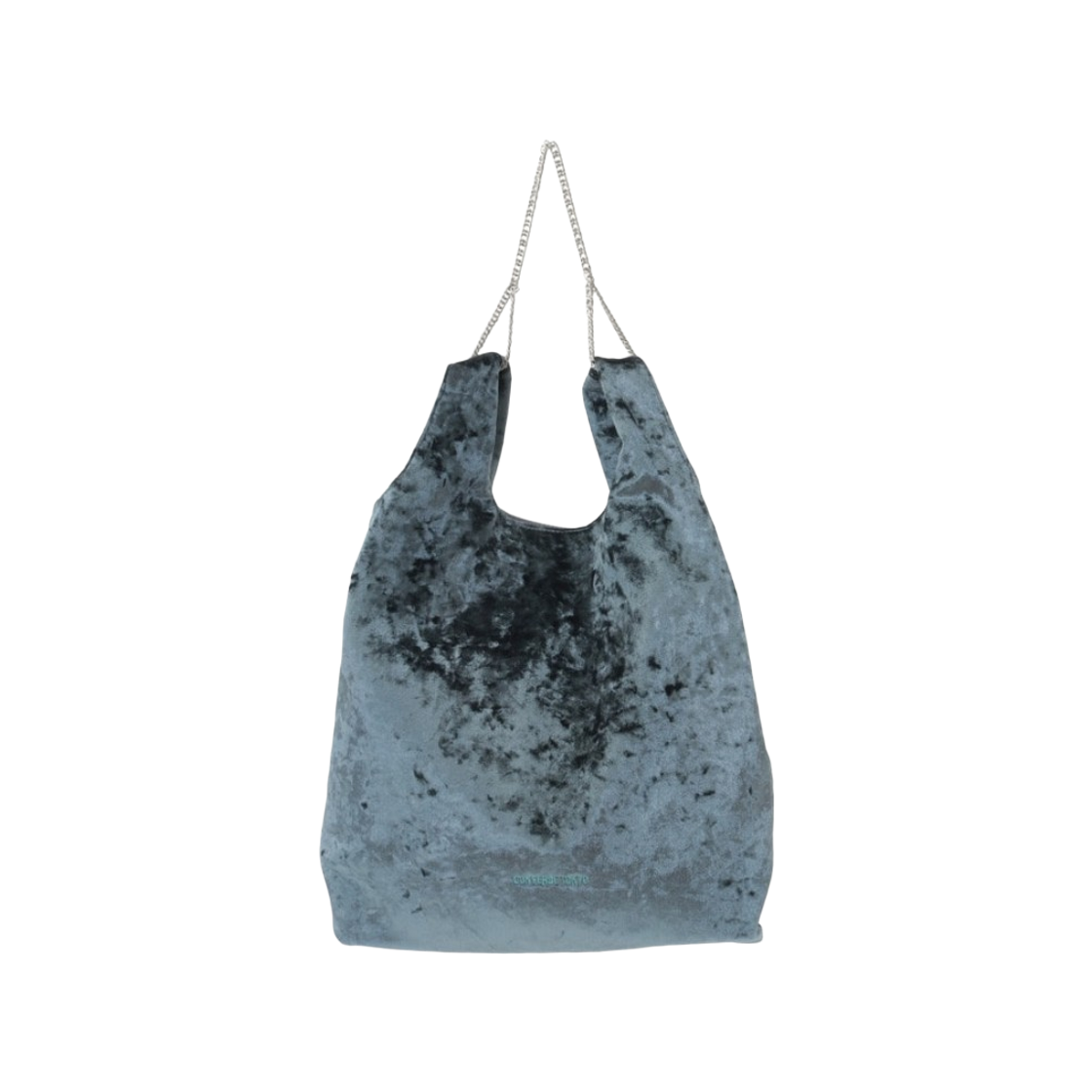 컨버스 도쿄 투웨이 크러쉬드 벨로어 쇼핑 토트백 그레이(Converse Tokyo 2Way Crushed Velor Shopping Tote Bag Gray)