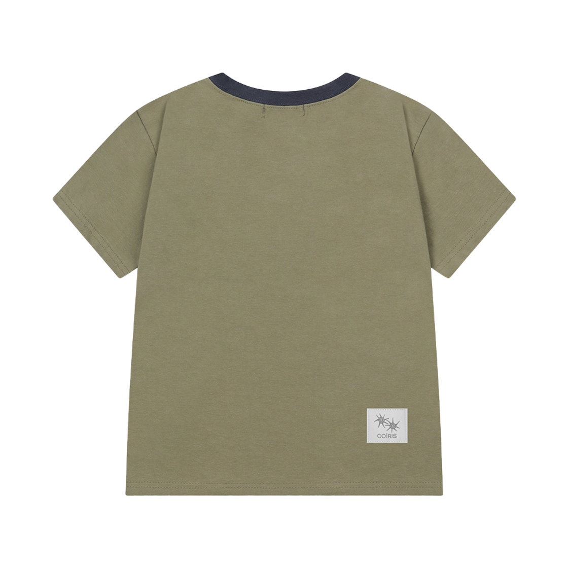 코이리스 솔루나 배색 반팔 티 남녀공용 카키(Coiris Soluna Half T Unisex Khaki) - 2