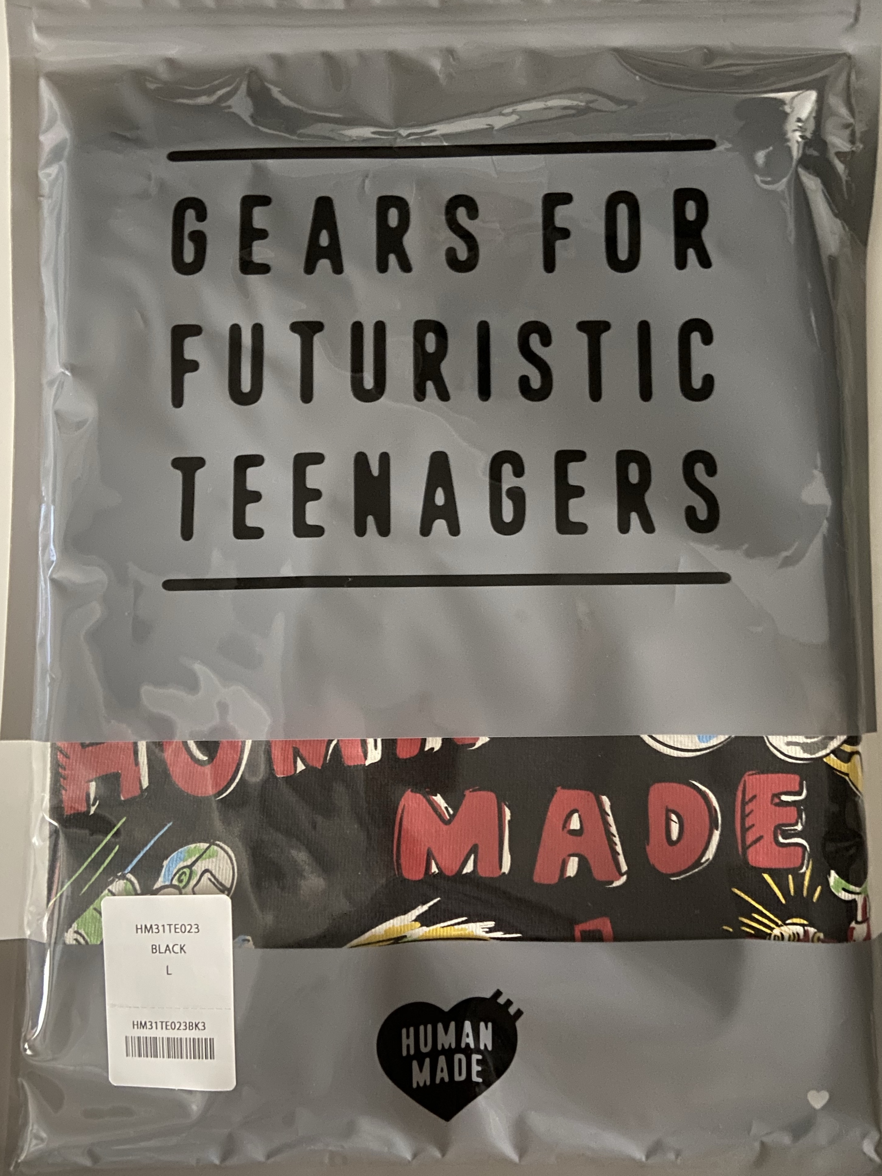 Human Made Graphic T-Shirt Black 착용 스타일