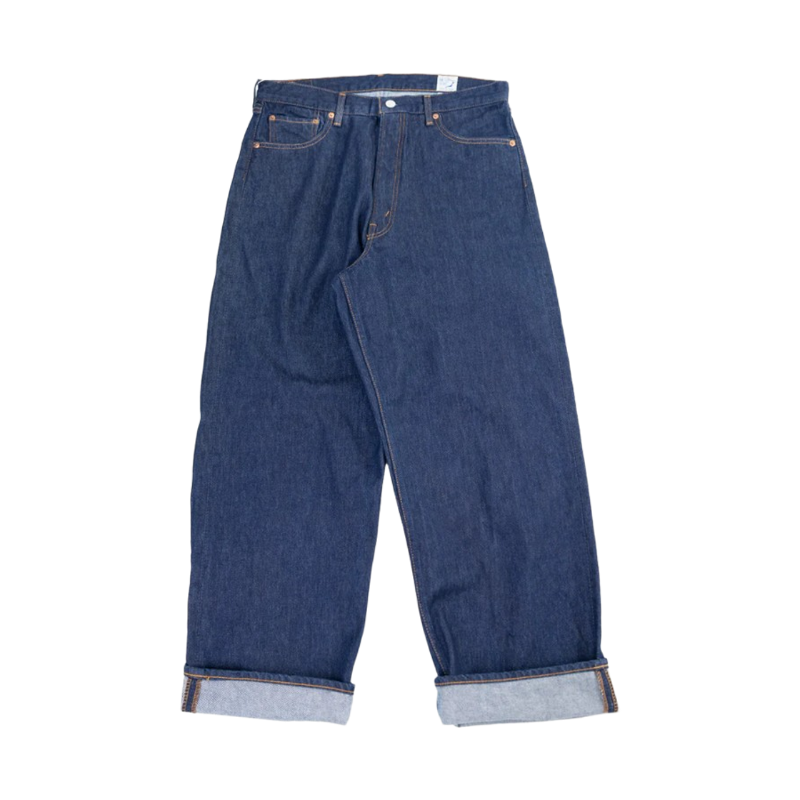 오어슬로우 1100W 슈퍼 대즈 핏 데님 팬츠 원 워시(Orslow 1100W Super Dad's Fit Denim Pants One Wash) - 1