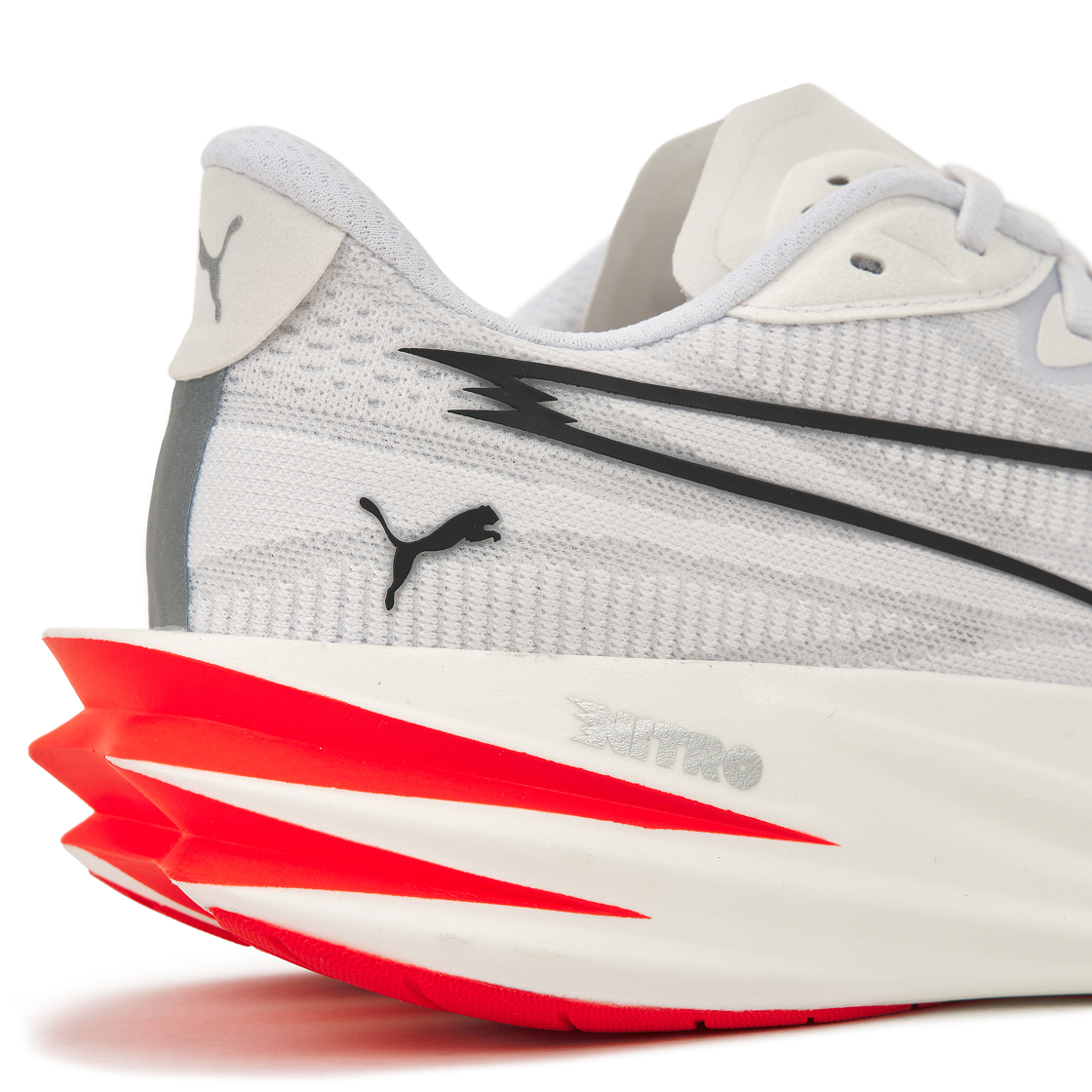 푸마 디비에이트 퓨어 나이트로 푸마 화이트 울트라 레드(Puma Deviate Pure Nitro Puma White Ultra Red) - 8