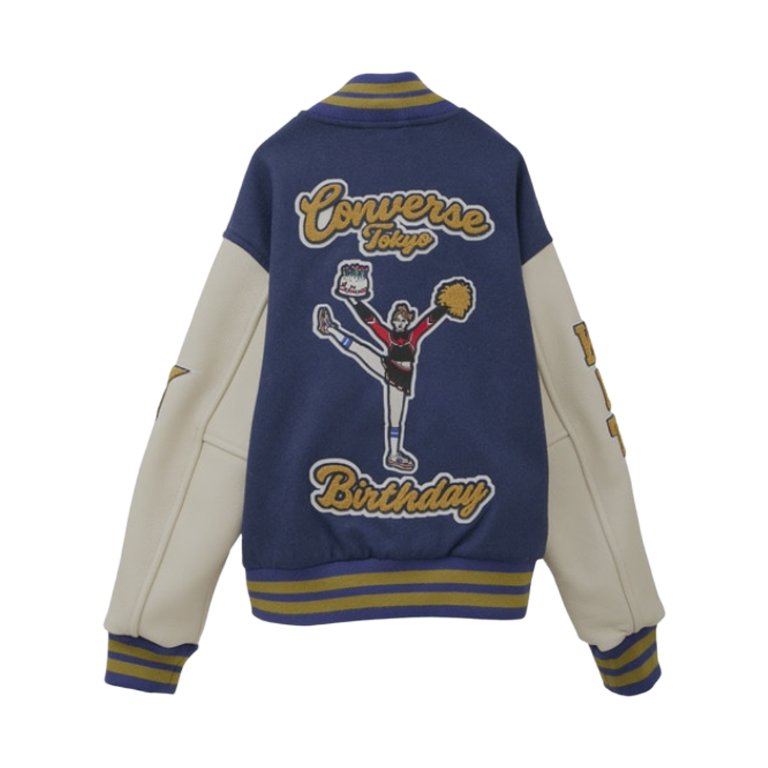 컨버스 도쿄 x 코토하요코자와 x 스쿠쿰 스타디움 점퍼 네이비(Converse Tokyo x Kotohayokozawa x Skookum Stadium Jumper Navy) - 2